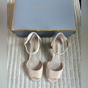 Louise et Cie nude heeled sandals size six